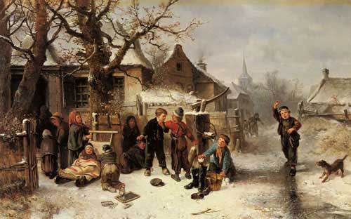 Painting Code#11411-Kate, Johan Mari Ten(Holland): Winter Fun