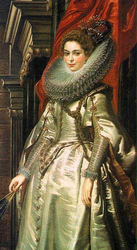 Painting Code#1222-Rubens, Peter Paul: Portrait of Marchesa Brigida Spinola Doria