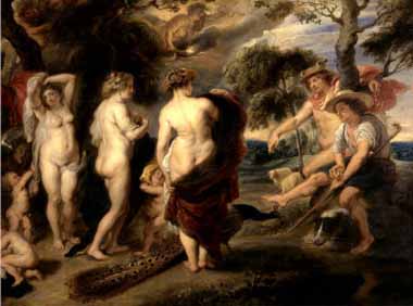 Painting Code#15232-Rubens, Peter Paul - The Judgement of Paris