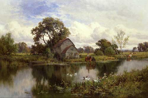 Painting Code#2663-Henry Parker - By the Mill