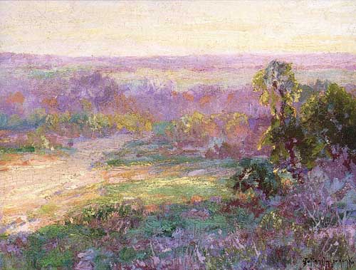 Painting Code#40649-Onderdonk, Julian (USA): Last Rays of Sunlight, Early Spring in San Antonio