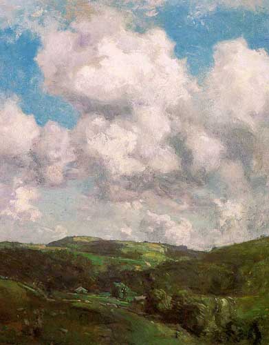Painting Code#40845-Davis, Charles Harold(USA): Clouds and Shadow