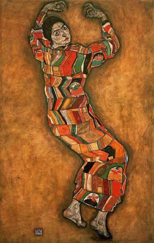Painting Code#46231-Egon Schiele - Portrait of Friederike Maria Beer