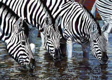 Painting Code#5100-Zebras