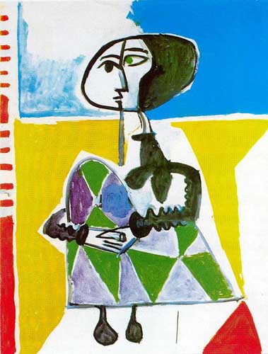 Oil Paintings Production:Picasso, Pablo - Jacqueline en cuclillas hspace=
