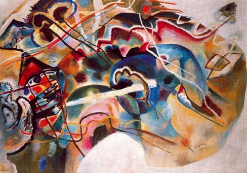 Painting Code#70579-Kandinsky, Wassily - Table with White Border