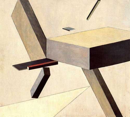 Painting Code#7596-Lissitzky, El - Composition