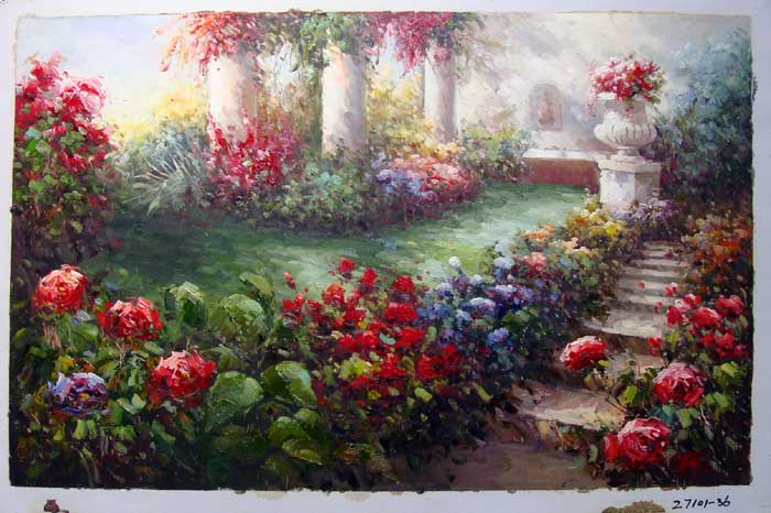 Painting Code#S127101-Garden Painting