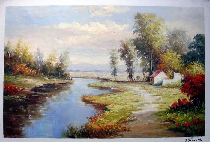 Painting Code#S127110-Impressionism Landscape Painting