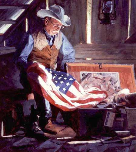 Painting Code#11022-Bruce Greene: Colors of Courage