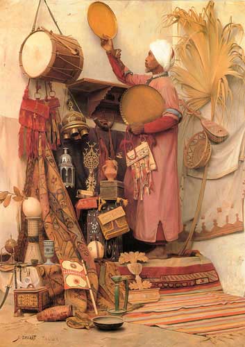 Painting Code#11257-Discart, Jean(France): The Curiosity Dealer