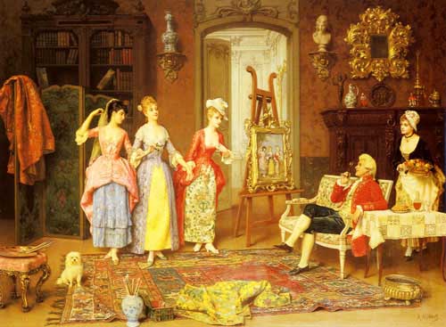 Painting Code#11348-Gisbert, Antonio(Spain): The Three Graces