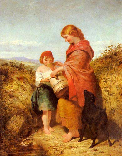 Painting Code#11384-Hill, James John(USA): A Mountain Stream