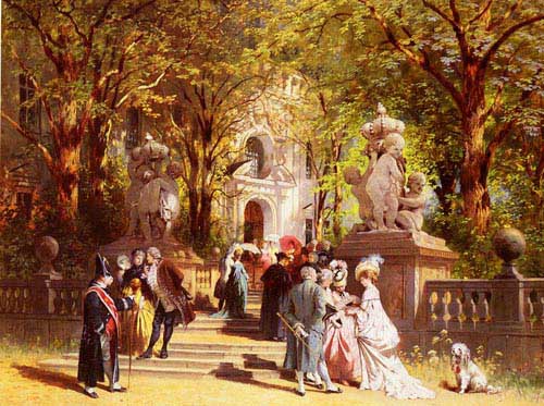 Painting Code#11393-Hennings, Johann Friedrich: (Germany): After Church