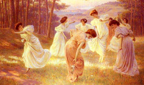 Painting Code#11498-Kowalski, Leopold Franz(Germany): Summer Morning