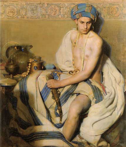 Painting Code#11503-Morcillo, Gabriel Raya(Spain): A Turbaned Oriental