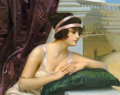 Painting Code#11518-Piffard, Harold(England): At the Colosseum