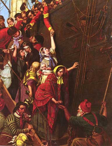 Painting Code#11561-O'Neil, Henry Nelson(UK): Eastward Ho! August 1857