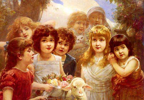 Painting Code#11706-Papperitz, Georg(Germany): Innocence