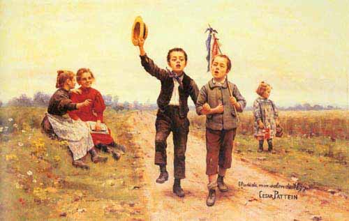 Painting Code#11709-Pattein, Cesar(France): Country Celebrations