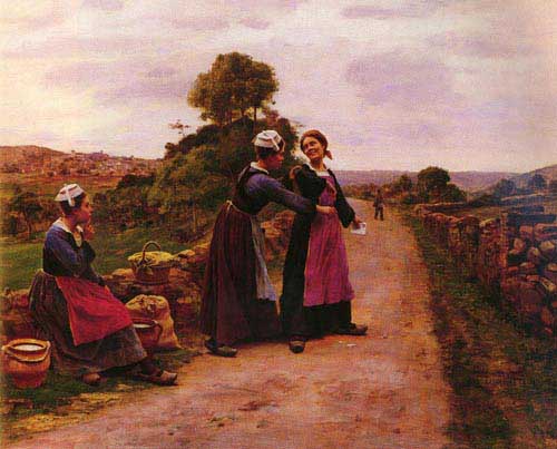 Painting Code#11710-Pattein, Cesar(France): La Lettre