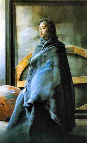 Painting Code#11803-Istvan Sandorfi(Hungary/France): Vivarine