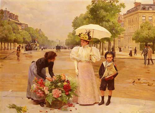 Painting Code#11815-Schryver, Louis Marie de(France): Elysees