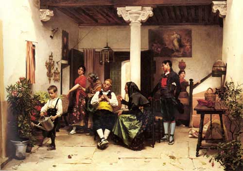 Painting Code#11933-Worms, Jules: A Proposal Of Marriage