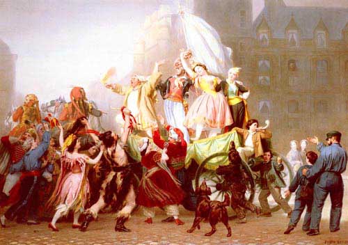 Painting Code#11953-Zuber-Buhler, Fritz(Switzerland): The Third Thursday in Lent