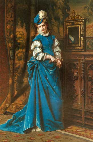 Painting Code#12052-Bakalowicz, Ladislaus: The Final Touches