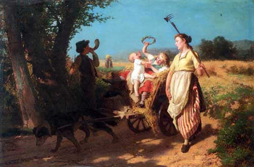 Painting Code#12062-Gerard, Theodore(Belgium): The Center of Attention