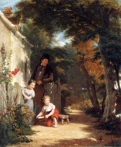 Painting Code#12140-Witherington, William Frederick: The Robin