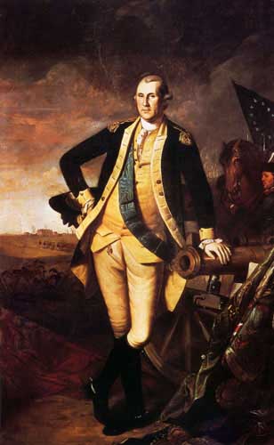 Painting Code#12146-Peale, Charles Willson: George Washington At Princeton