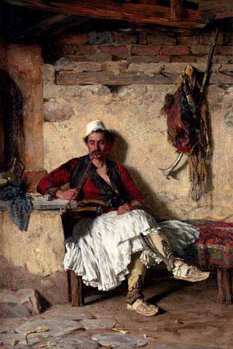 Painting Code#12335-Joanovitch, Paul(Austria): The Resting Sentinel
