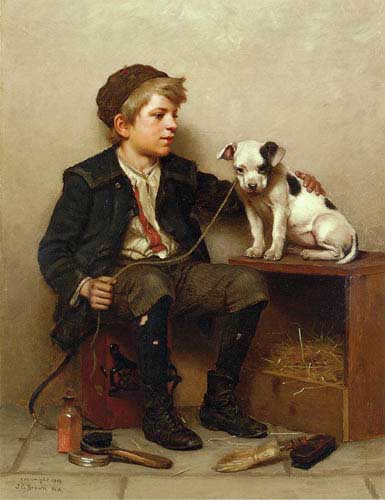 Painting Code#12498-Brown, John George - My Best Friend