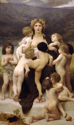 Painting Code#12588-Bouguereau, William - The Motherland