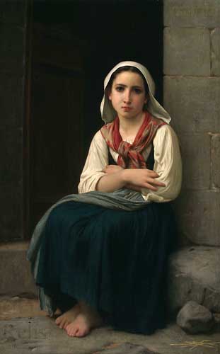 Painting Code#12613-Bouguereau, William - Yvonnette