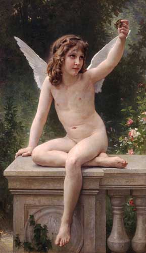 Painting Code#1405-Bouguereau, William(France): The Prisoner