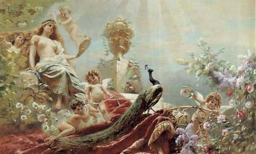 Painting Code#1498-Makovsky, Konstantin(Russia): The Toilet of Venus