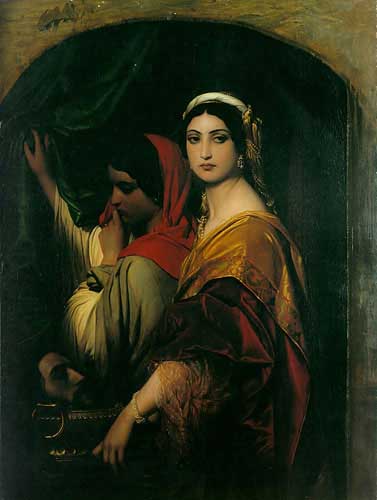 Painting Code#15009-Delaroche, Paul(France): Herodias