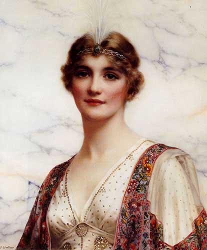 Painting Code#1507-Wontner, William Clarke(UK): The Fair Persian