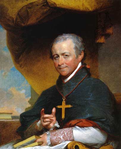 Painting Code#1585-Gilbert Stuart Bishop Jean: Louis Anne Magdelaine Lefebvre de Cheverus