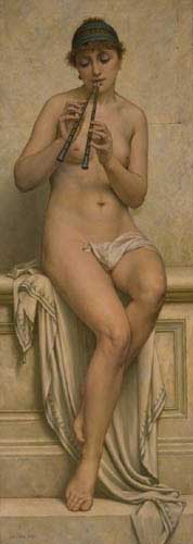 Painting Code#1607-Hill, Arthur(UK): Naked Piper
