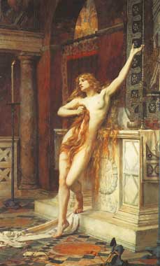 Painting Code#1626-Mitchell, Charles William(UK): Hypatia
