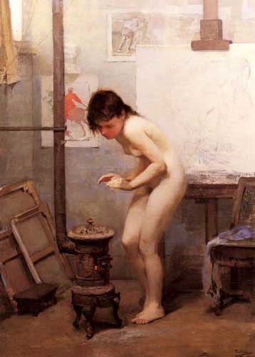 Painting Code#1674-Bacchi, Cesare(Italy): Repos
