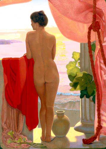 Painting Code#1695-Childs, James(USA): From The Terrace