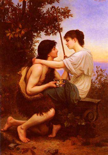 Painting Code#1909-Bellanger, Camille Felix(France): Idylle