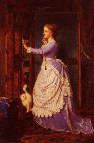 Painting Code#1959-Boutibonne, Charles Edouard(France): An Indecisive Moment