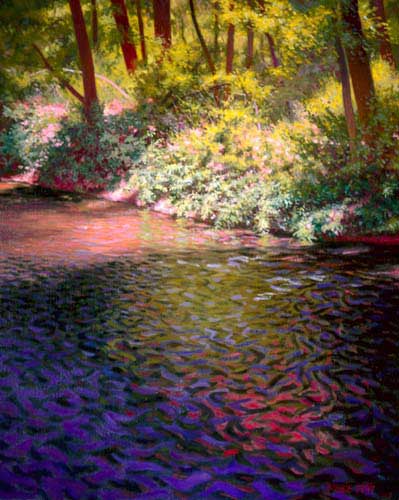 Painting Code#20009-Peter J. Bougie: Afternoon Sun 
