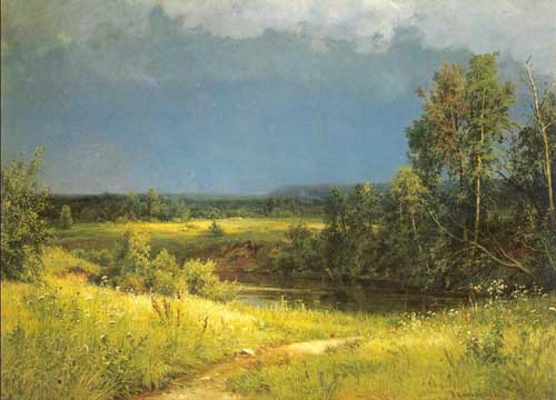 Painting Code#20163-Ivan Ivanovich Shishkin - Before a thunderstorm